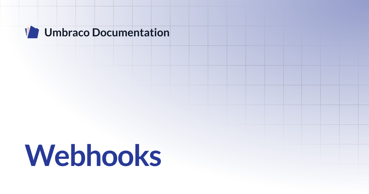 Webhooks | Forms | Umbraco Documentation